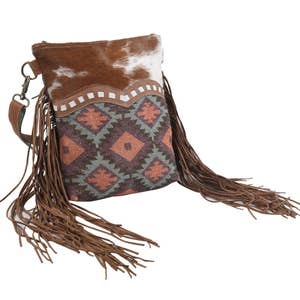 Wild West Howdy Clear Fringe Crossbody Bag | Wholesale Accessory Market