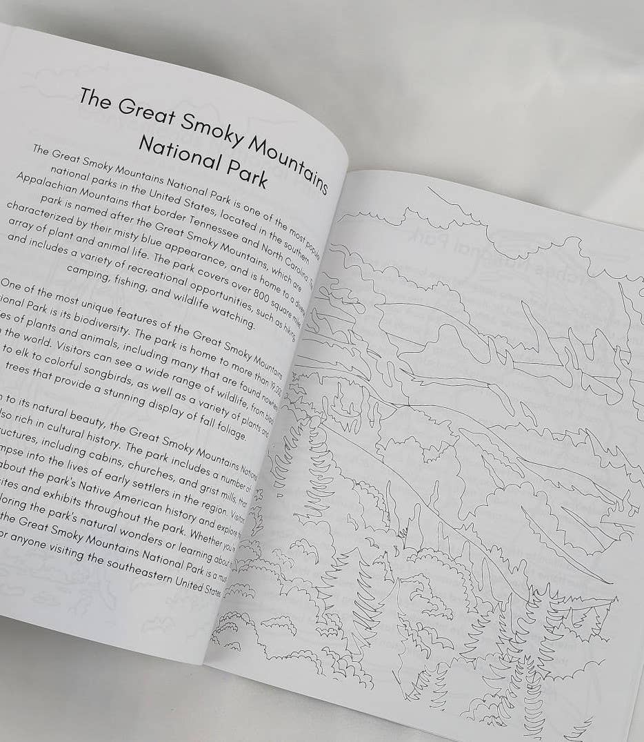 National Parks and Beyond - Wholesale Coloring & Activity Book - Adult - Color Your Way through the National Parks, Coloring book6