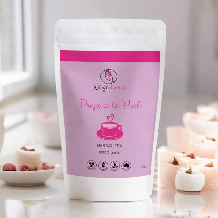 Ninja Mama - Wholesale Loose Tea - Ninja Mama Prepare to Push Loose Leaf Raspberry Leaf Tea 40g
