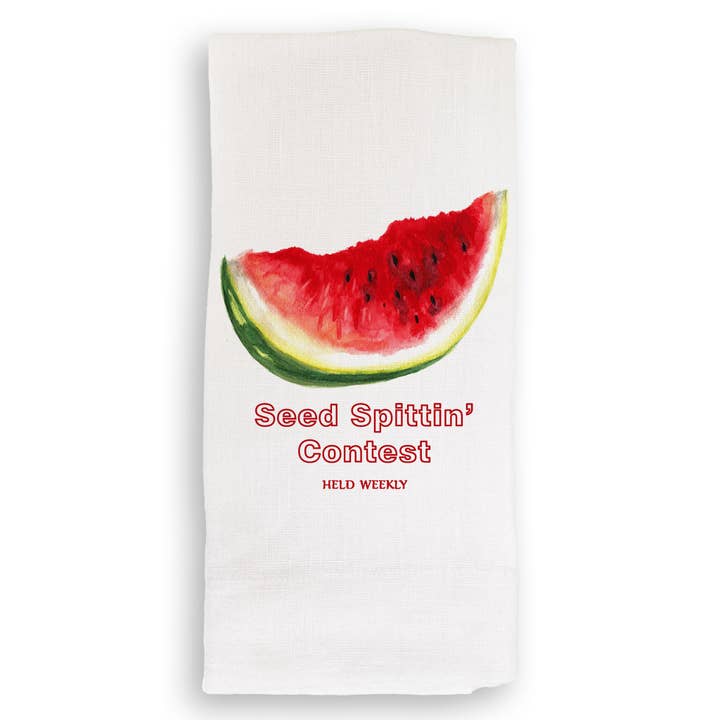 French Graffiti - Wholesale Tea Towel - Watermelon