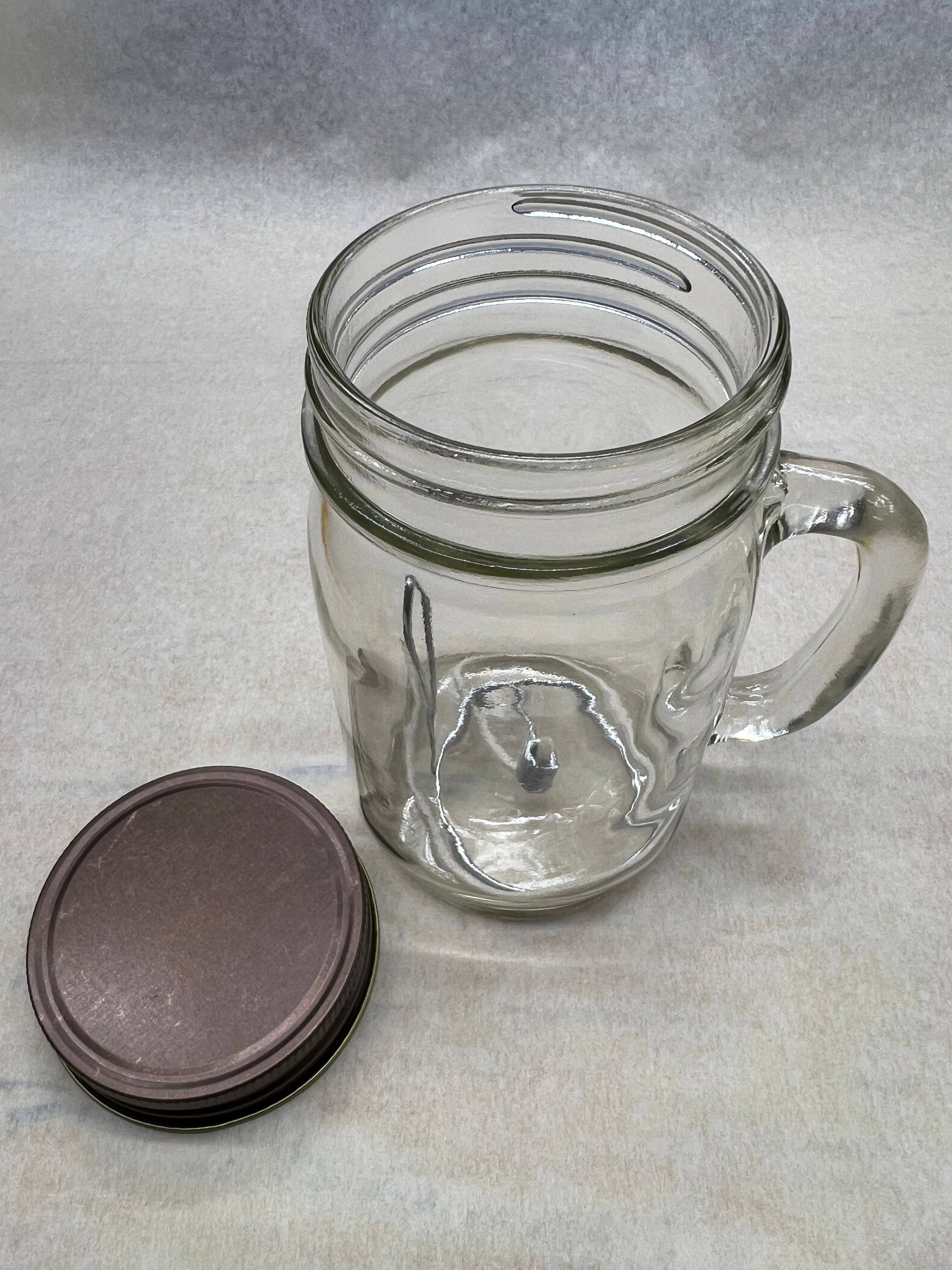 VIAI Beauty - Wholesale Pot/gevulde kaars - Kaarsenlamp met olijfolie - Mason Jar met handvat - Noodhulp - Stroomuitval4