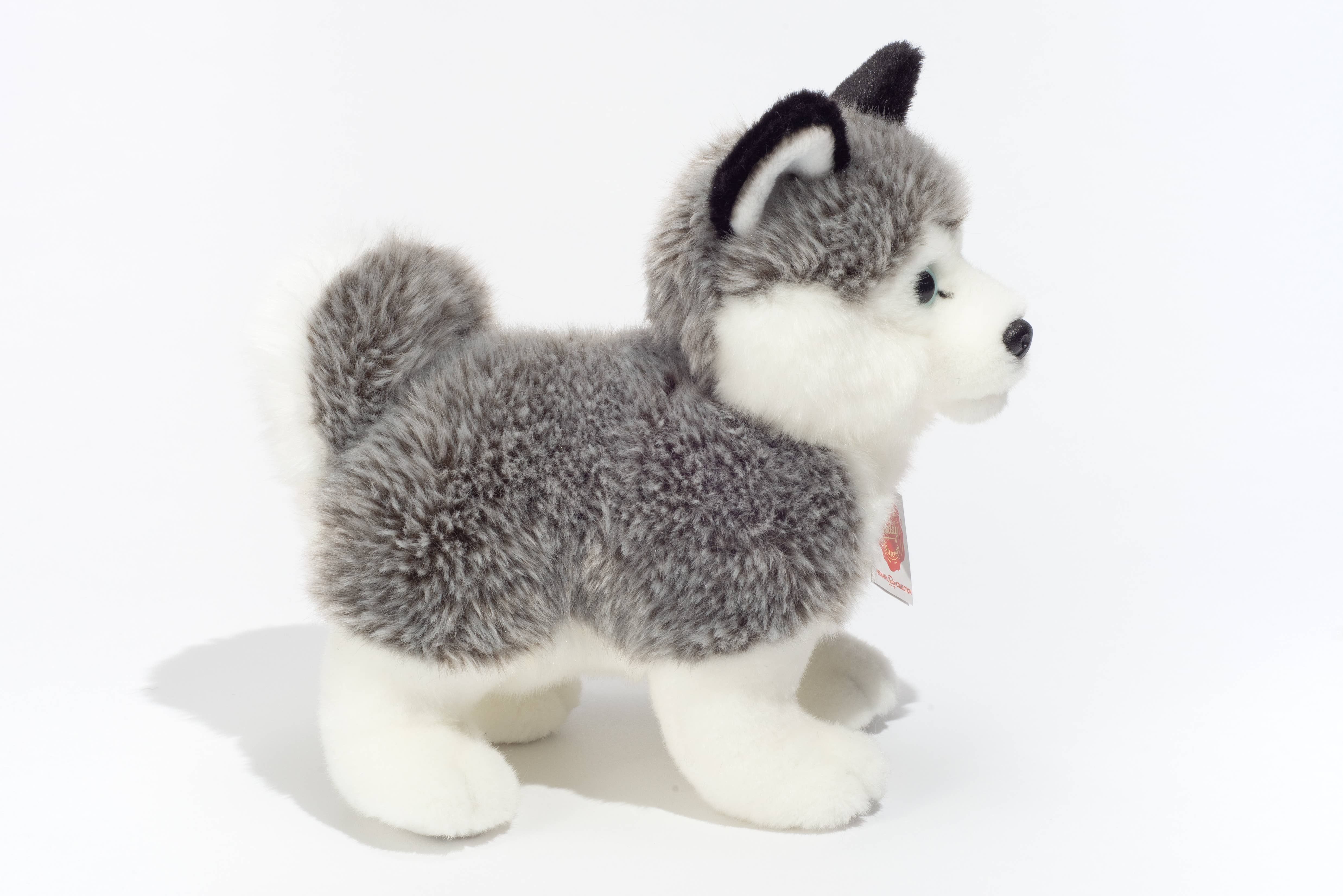 Teddy Hermann – wholesale Stuffed/plush toy – Kids & baby – Husky standing 23 cm - plush toy - stuffed toy1