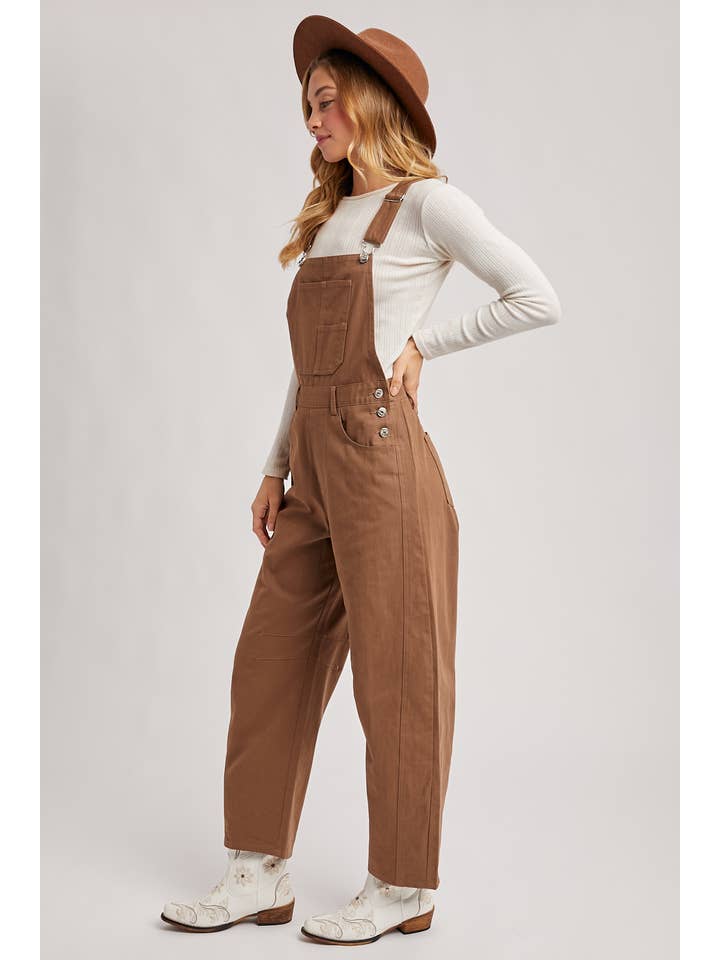 Peace Love Line - Wholesale Jumpsuit - Women's - PL7552 - BARREL OVERALLS JUMPSUIT11