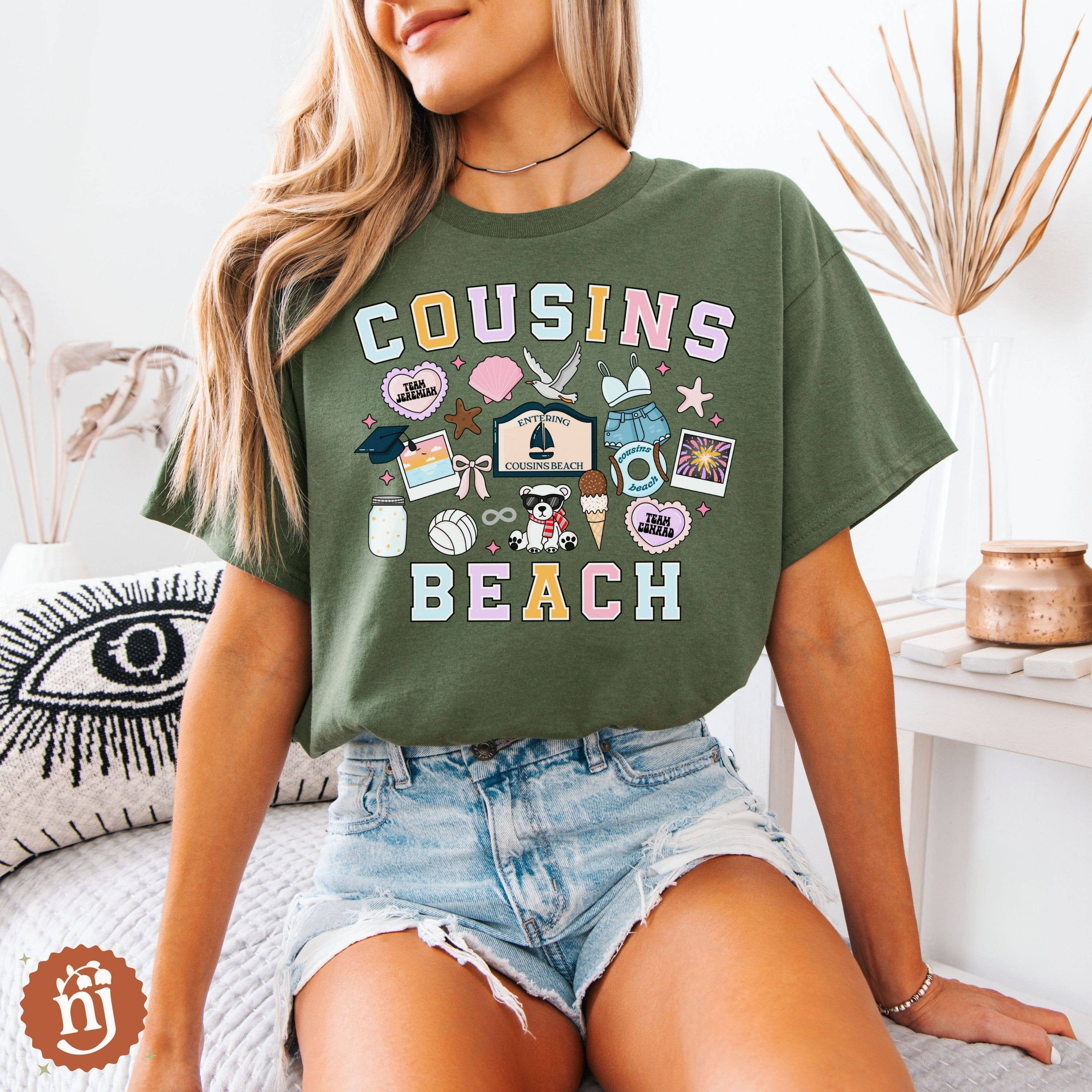 Nearly June Design Co – wholesale T-shirt (graphic) – unisex – The Summer I Turned Pretty Cousins Beach T-Shirt11