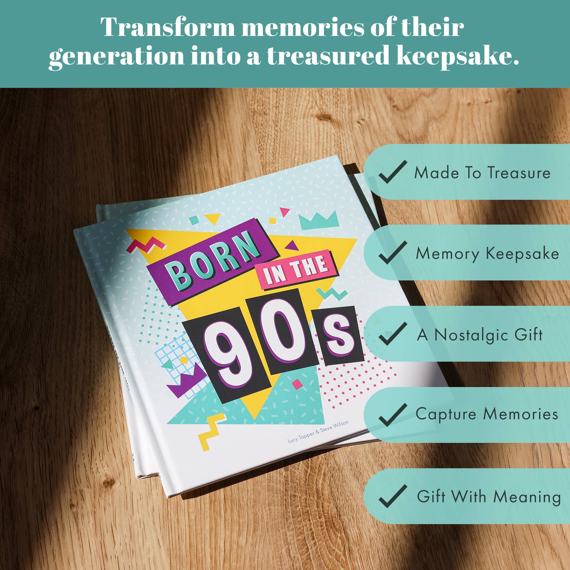 FROM YOU TO ME Gifts – wholesale Biography and memoir – Born In The 90s Memory Book | Nostalgic Keepsake Gift |1