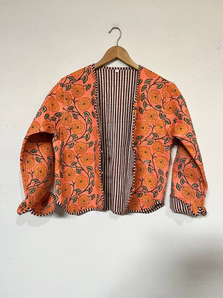 Ayras World - Wholesale Jacket - Women's - Ivera Reversible Cotton Quilted Jacket5