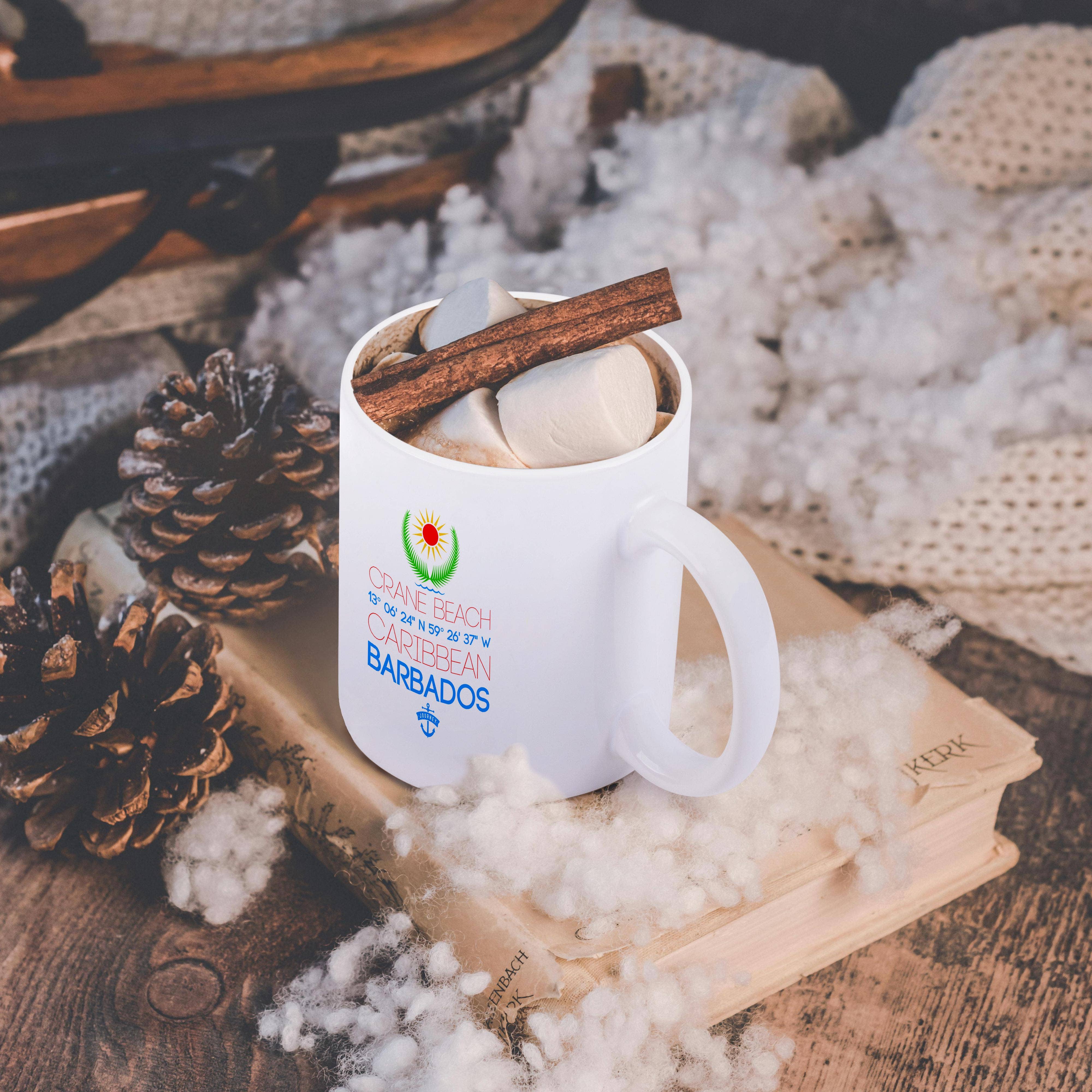 3dRose – Großhandel Kaffeebecher – 3dRose, Crane Beach, Barbados, großartiges Sommerreisegeschenk, Tasse11