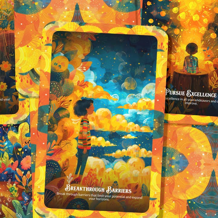 Ibiza Tarot USA - Vente Cartes de tarot - Higher Ground Oracle Cards - Un voyage spirituel unique - Inspiré des paroles - Cartes de pleine conscience1