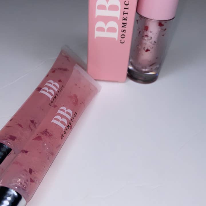 BANK$$ BABES COSMETICS – Großhandel Lipgloss – Bank$$ Babe Rose infundiert Lipgloss