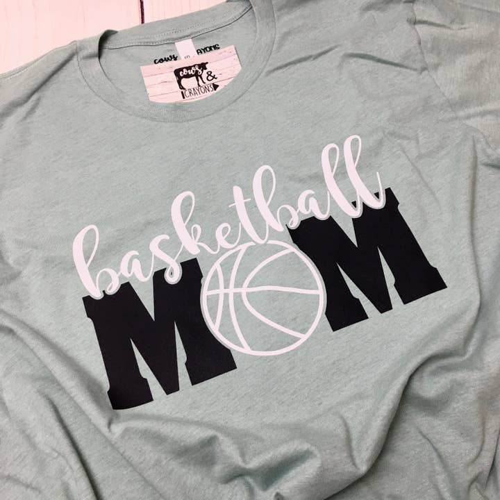 Basketball-Shirt für Mütter für den Großhandel von Cows and Crayons
