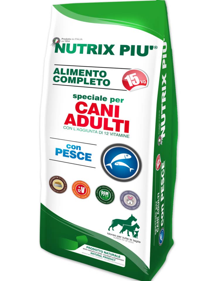 Nutrix Piu' Adults - Fish for wholesale by Nutrix Più - Italian Pet Food