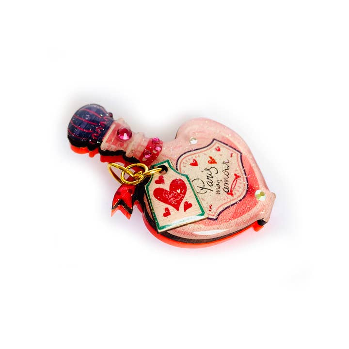 Rosie Rose Parker - Wholesale Brooch - perfume brooch perfume gifts unusual brooches quirky gifts