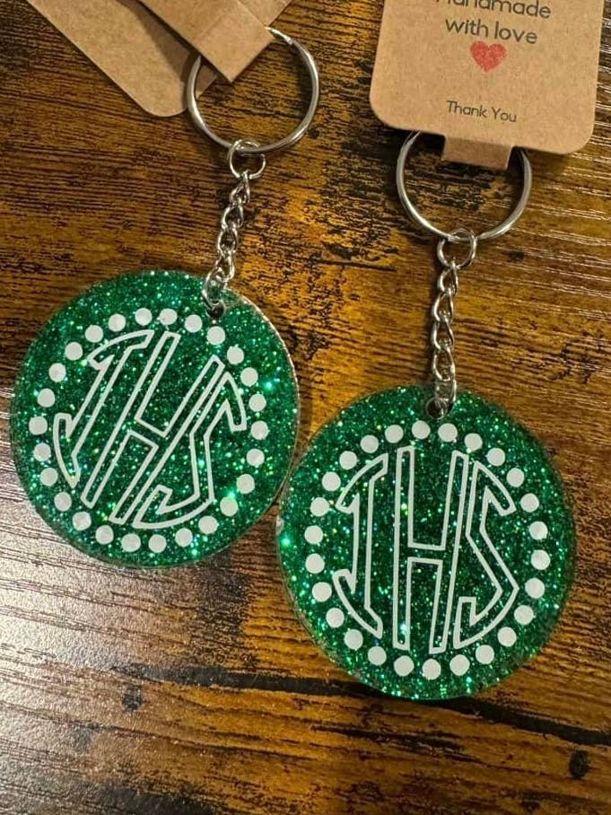 School Spirit Keychain for wholesale by Shabby Sisters