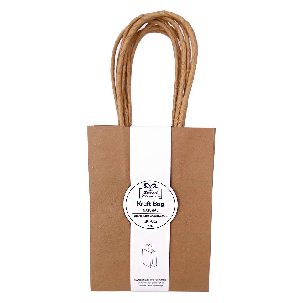 Angels Craft - Vendita all'ingrosso Buste regalo - Busta kraft piccola, confezione da 4 (disponibile in 5 colori)2