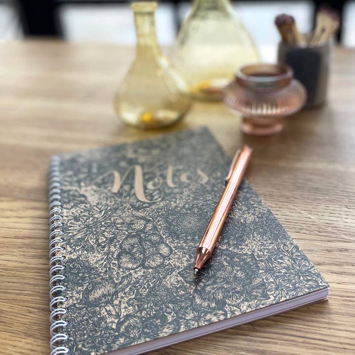 Botanical Notes A5 Notepad for wholesale by Kate Please