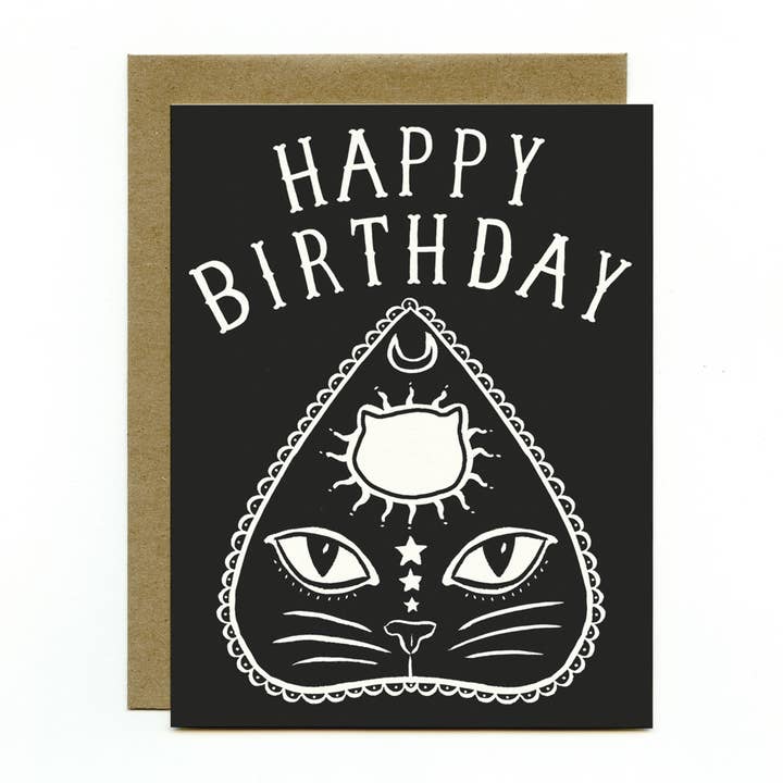 Planchatte Birthday Card for wholesale by Bee's Knees Industries