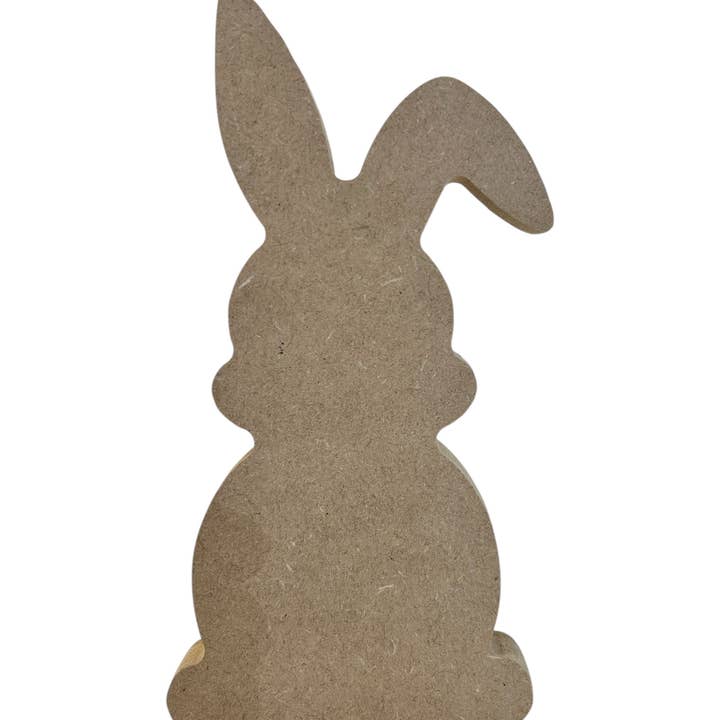 Inkwood Crafters - Wholesale Decorative Tabletop Object - Primitive/Rustic Wood Easter/Spring Bunny - Style Three9