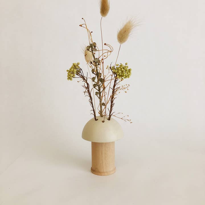 Stacy Wong - Wholesale Vase - Small Mushroom Dry Flower+ Ikebana Vase11