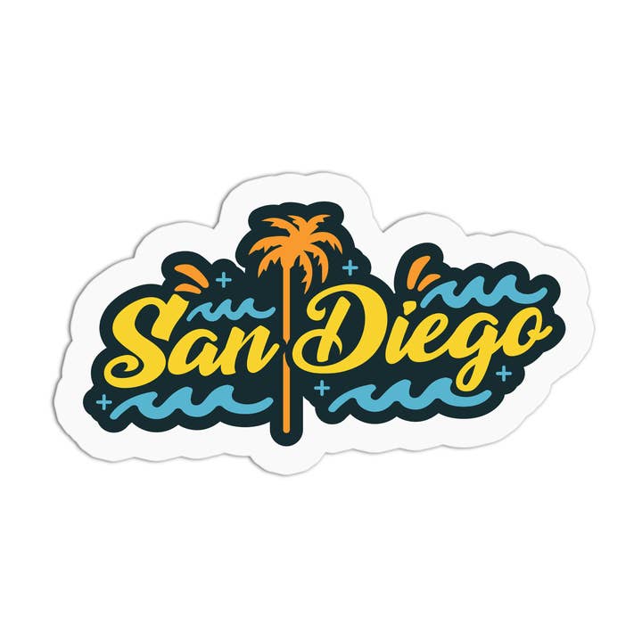 Girls Printing House - Wholesale Sticker - San Diego Travel Series San Diego Stickers