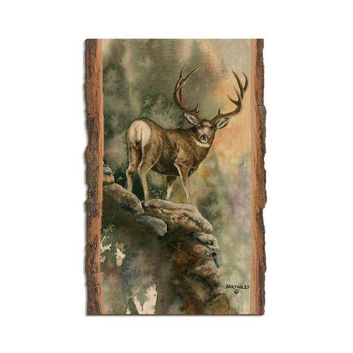 Last Light Muley - Aimants et cartes postales en bois pour la vente par DaydreamHQ
