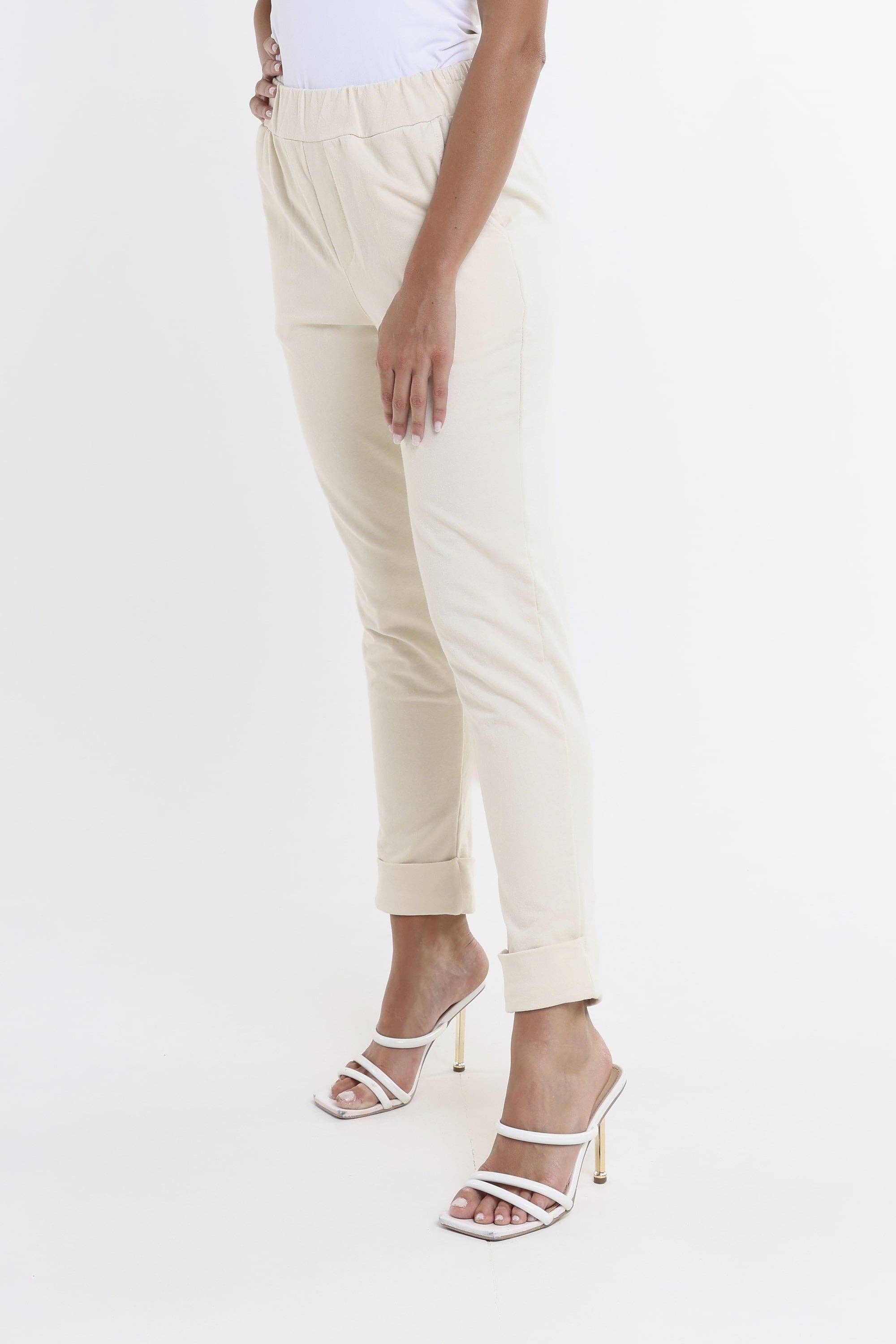 TINA Stephens Italy/Tees By Tina - Venta al por mayor Pantalones - Mujer - Pantalón de correr Tamara French Terry (PL193)2