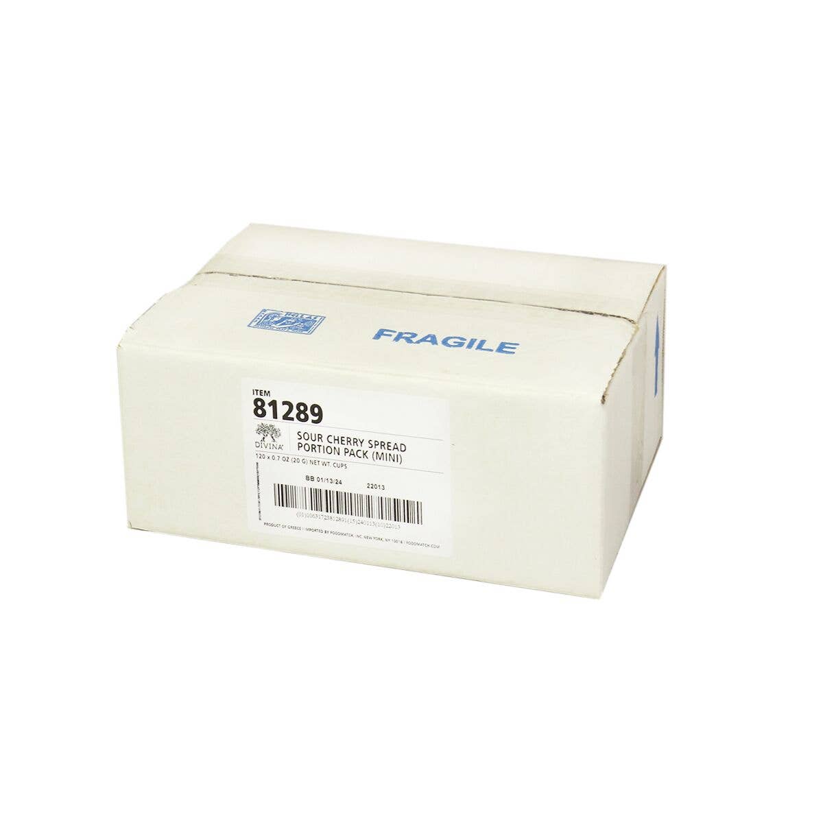 Divina - Wholesale Jam/Jelly - Sour Cherry Spread (Portion Pack)1