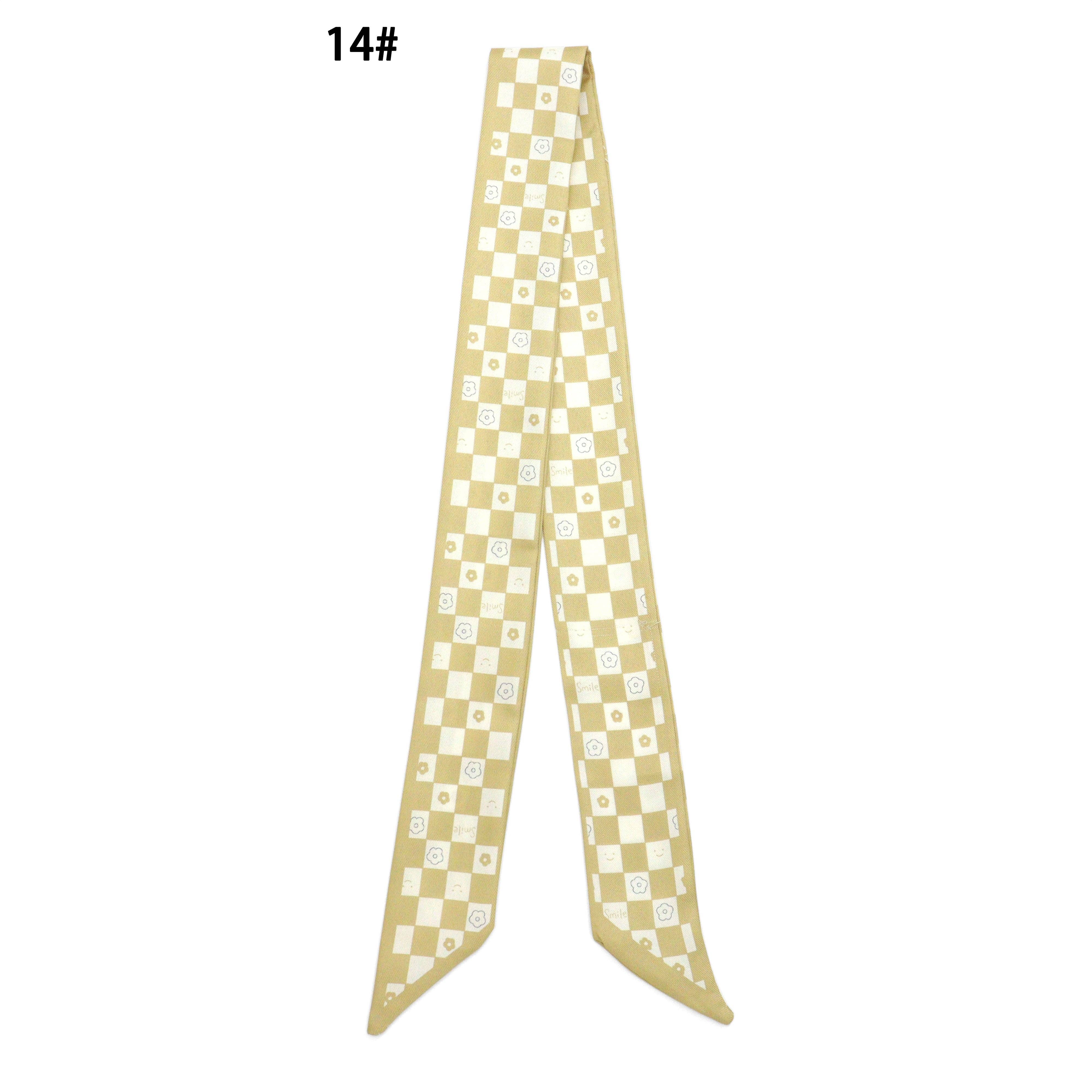 BestBeads&Beyond - Wholesale Scarf – Women's - 15 Asssorted colors Narrow scarf for scarf necklace making, hair&bag scarves accessories, EF82410