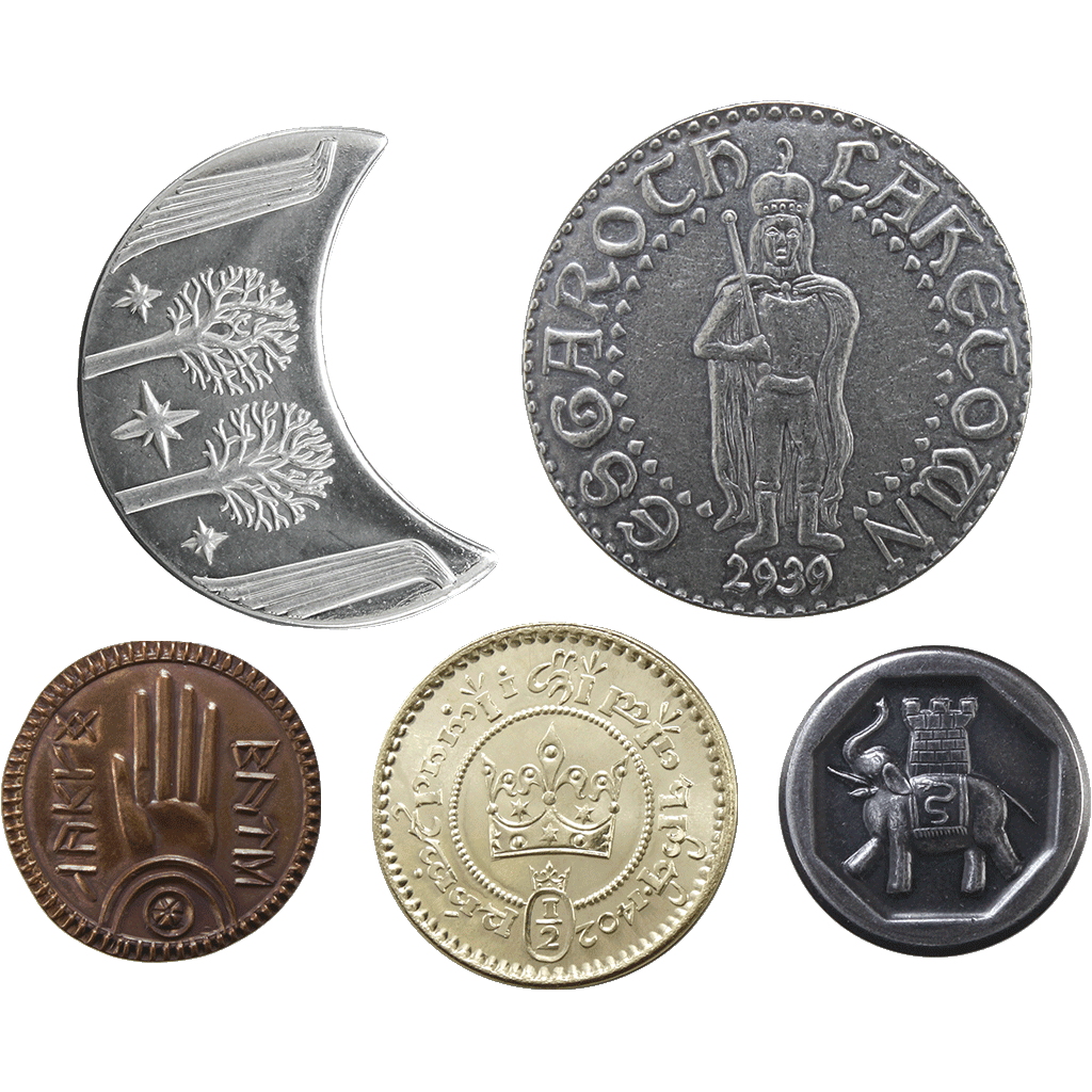 Shire Post Mint - Wholesale Keepsake Coin/Token - The Lord of the Rings Set #2 - Middle-earth Set of Five Coin1