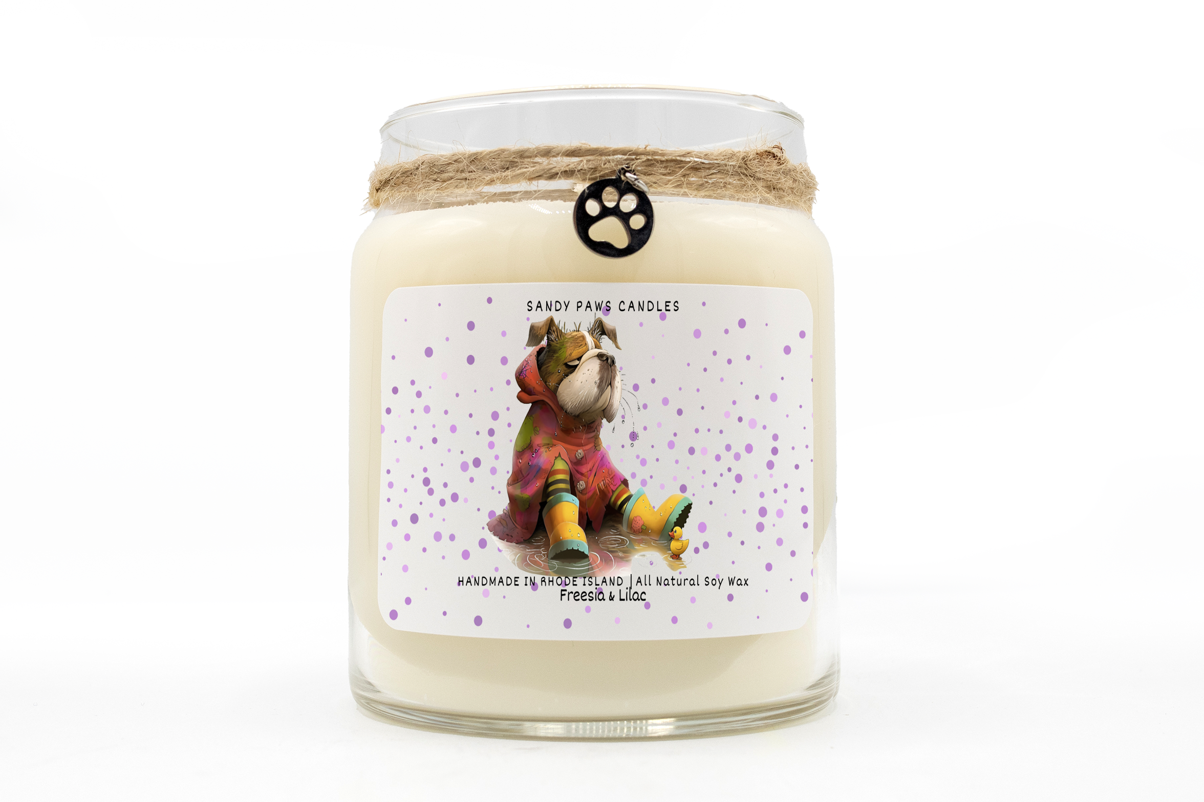 Sandy Paws Candles - Wholesale Jar/Filled Candle - Quirky Dogs - Soy Wax Candles36