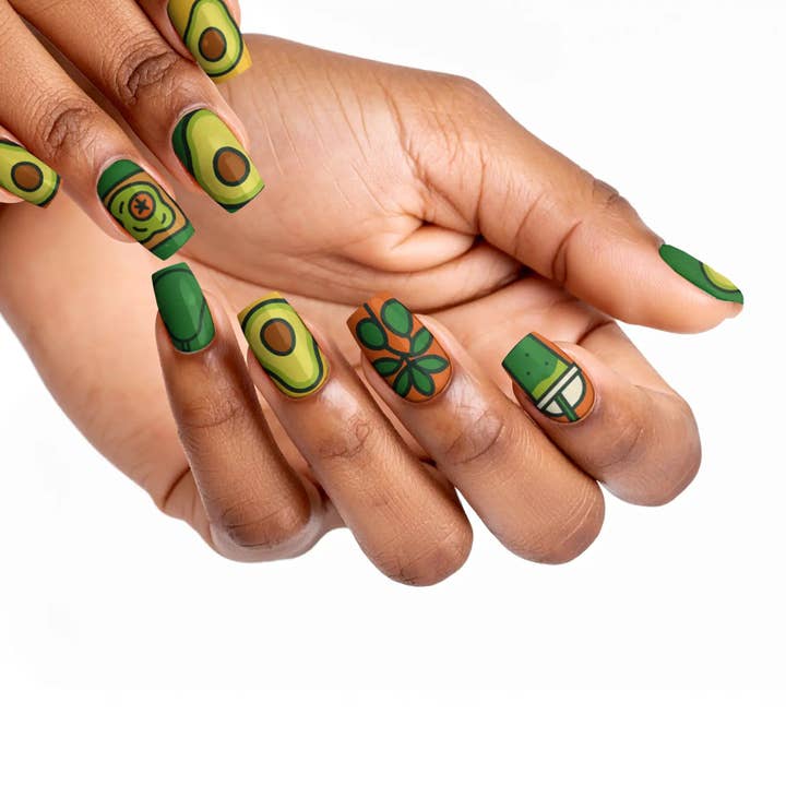 FYNE BODY - Wholesale Press-on/fake nails - Avocado Vibe Blast Avocado Press-On Nails86