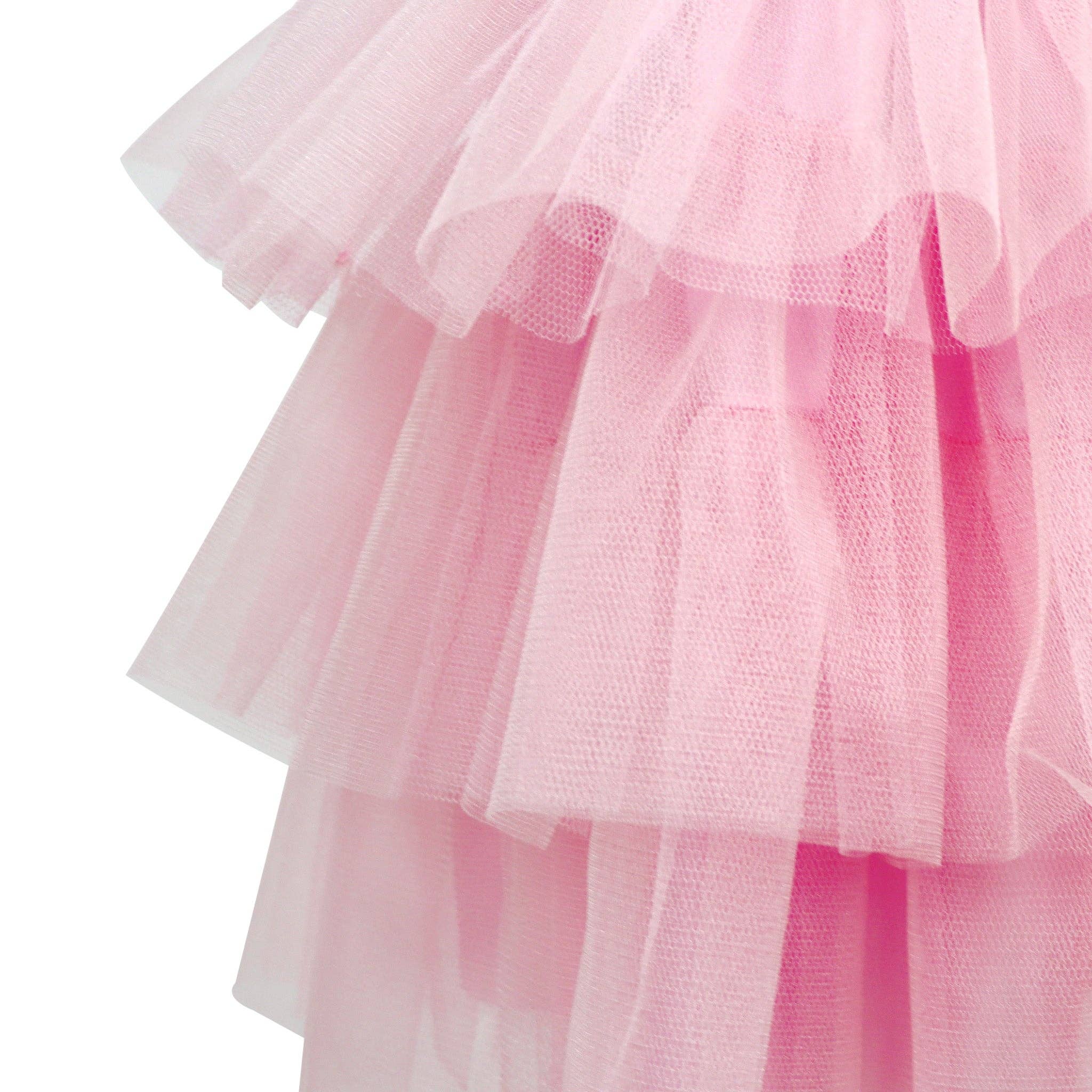 Pink Poppy USA - Vente Robe – enfant - Claris - La souris la plus chic de Paris™ Robe tendance en tulle rose, 5-6 ans6