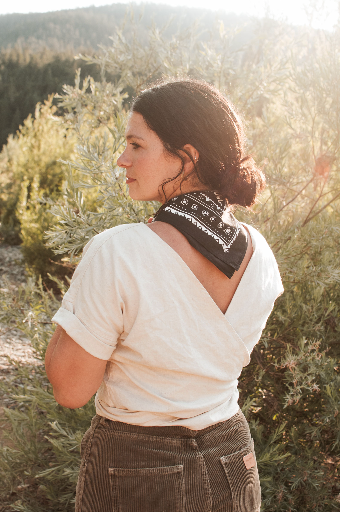 Elana Gabrielle - Vendita all'ingrosso Bandana - Donna - Bandana del Deserto Alto - Regalo Botanico del Sud-Ovest/Occidentale5