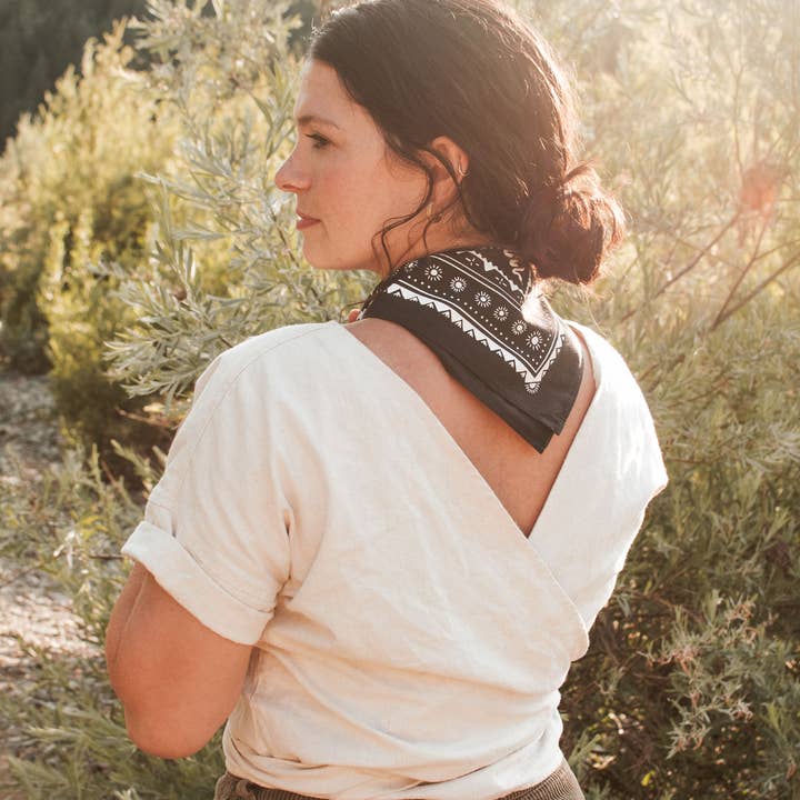 Elana Gabrielle - Wholesale Bandana – Women's - High Desert Bandana - Southwest/Western Botanical Gift5