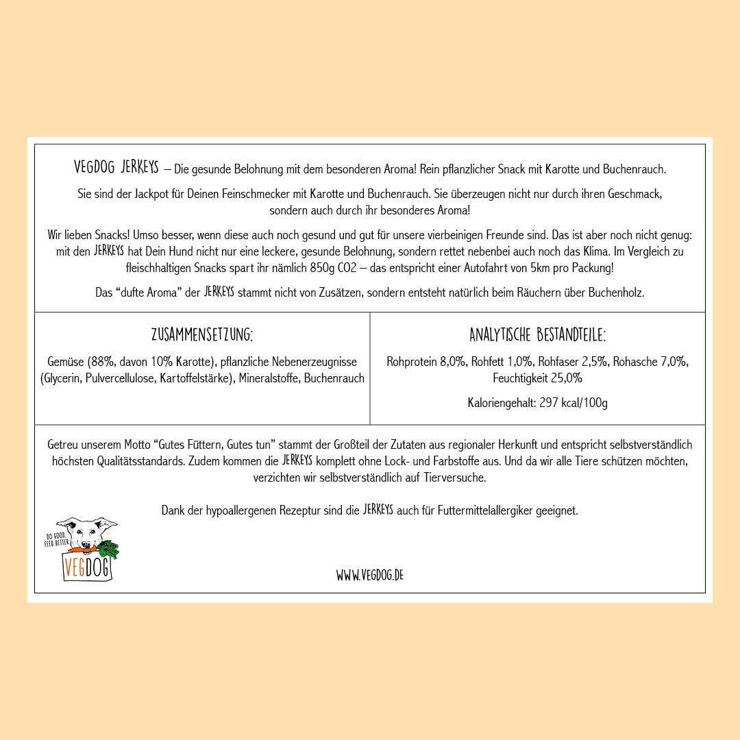 VEGDOG - Wholesale Pet Treats - Dog - JERKEYS 80 g6