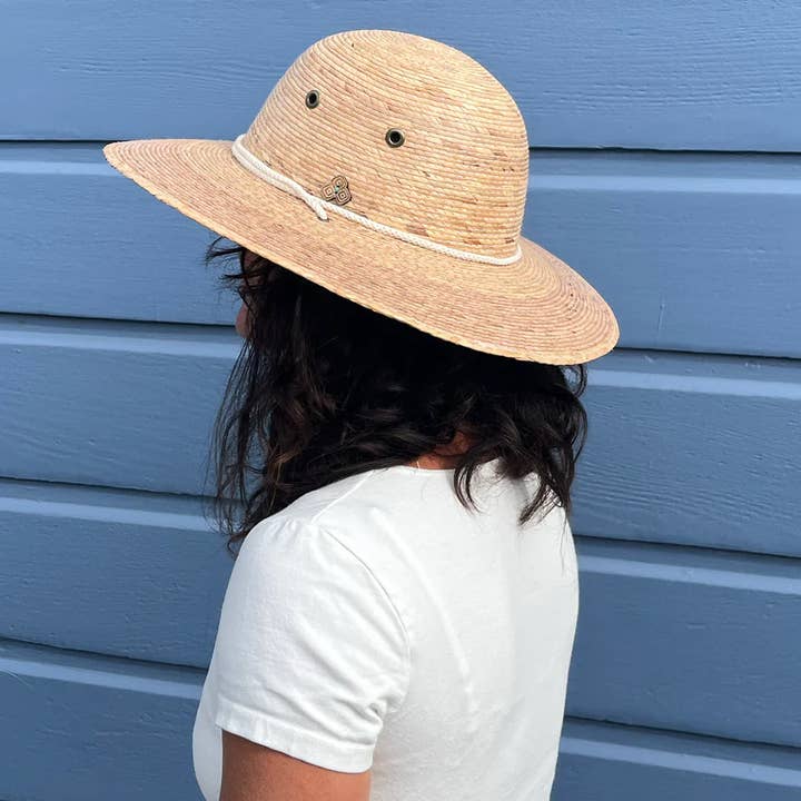 G & L Positive Goods - Wholesale Straw Hat - Women's - Anya Palm Straw Sun Hat – Sustainable Wide Brim