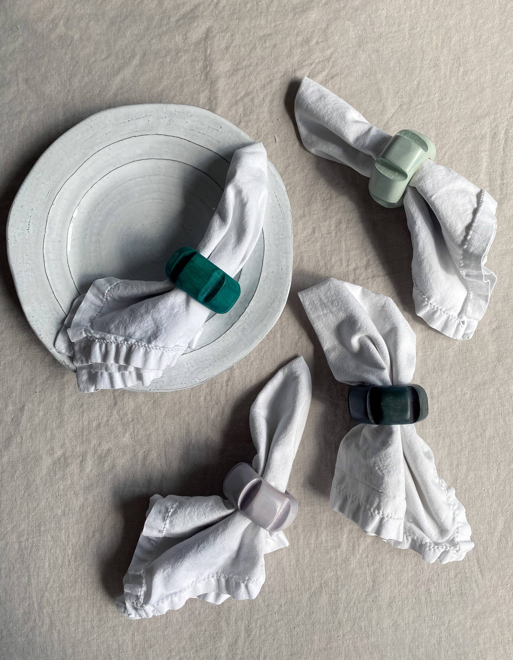 Tortuga Forma - Wholesale Napkin Ring - Napkin Ring Set, Cool2
