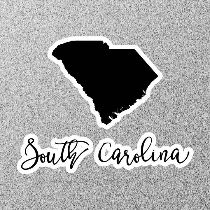 South Carolina 1 State Sticker for wholesale by GraffMerch.com