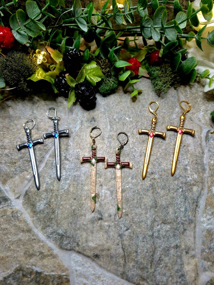 Sword Earrings for wholesale by Kraft Kraken