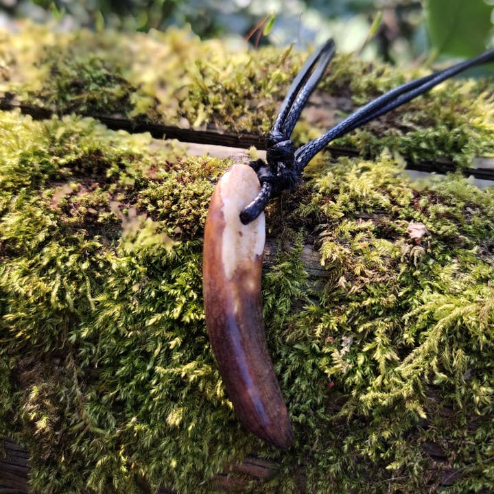 Jardin des Druides - Wholesale Pendant/Charm Necklace - Collier Dent de sanglier