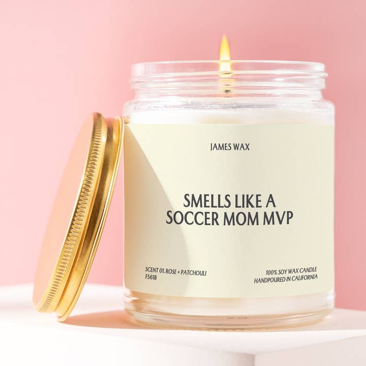 Soccer Mom MVP Gift Smells Like a Soccer Mom Candle F561B for wholesale by James Wax