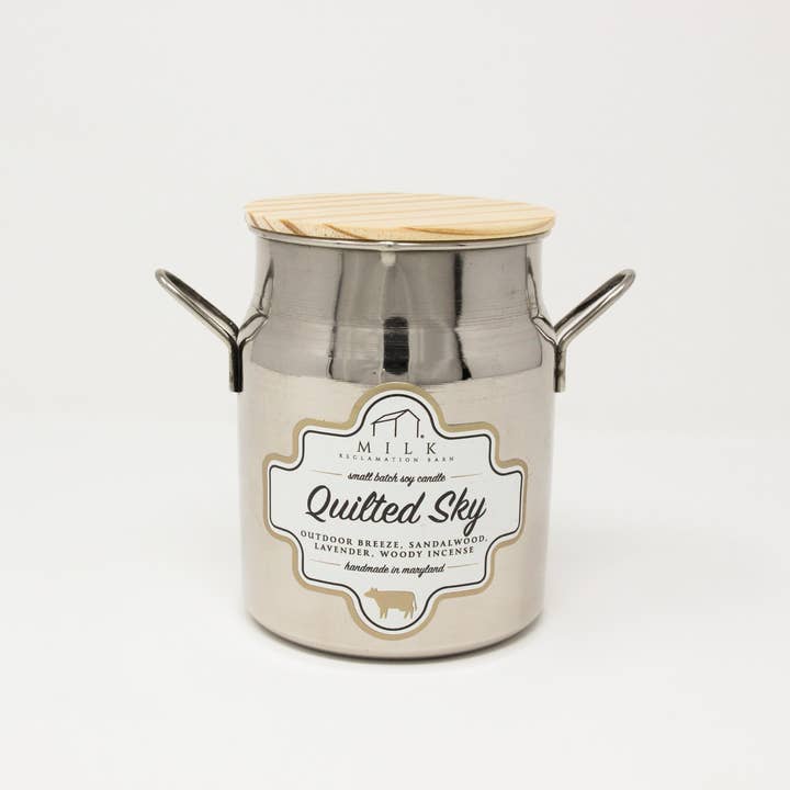 Milk Reclamation Barn - Wholesale Jar/Filled Candle - Stainless Milk Churn Candle - 12.5 oz59