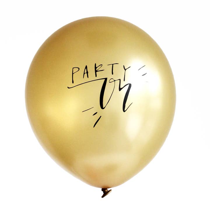Party On Latex Balloons (100ct Bulk) for wholesale by The Flair Exchange