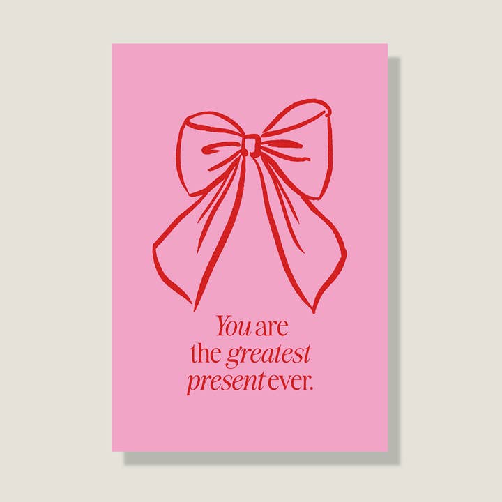 Postcard 'Greatest Present' for wholesale by LIFEOFLONE