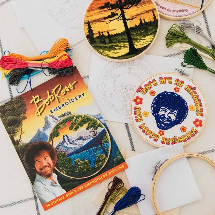 Simon & Schuster - Wholesale Embroidery/Cross Stitch Supplies - Bob Ross Embroidery by Deborah Wilding5