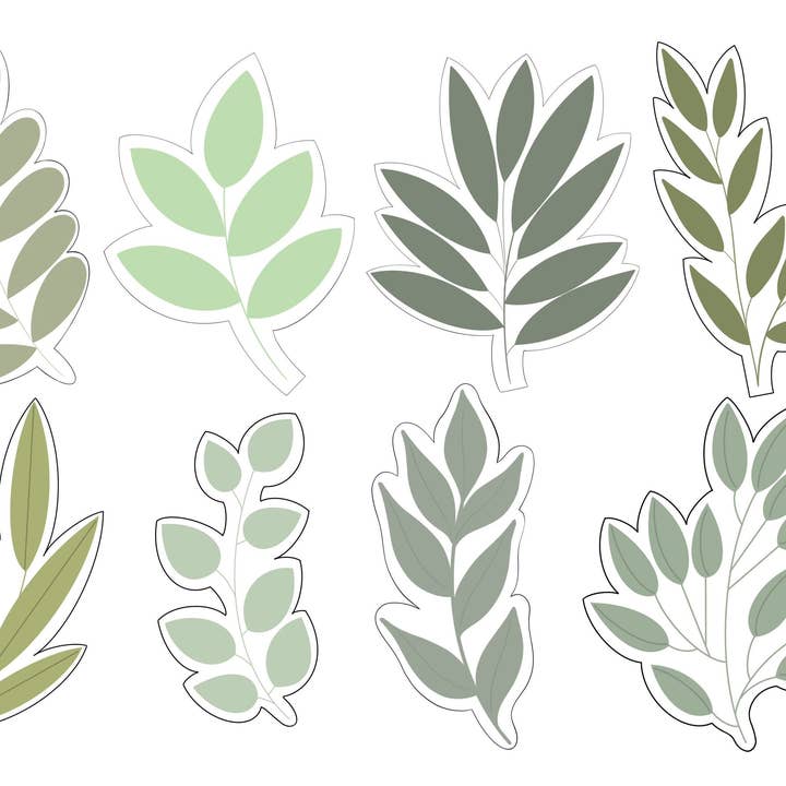 Feuilles de 1 à 8 pour la vente par Maison’s Custom Cutters