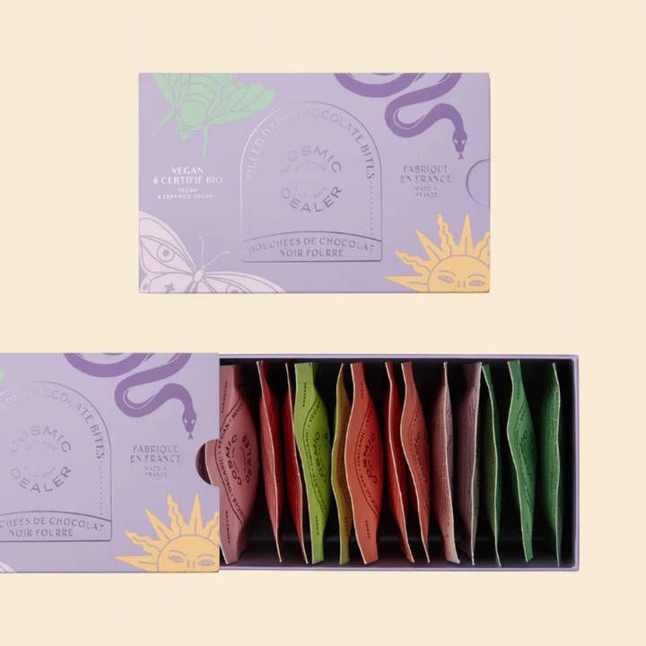 Cosmic Dealer - Wholesale Chocolate Box - Box of 14 Chakra chocolates