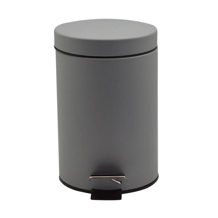 Rinkit Ltd – wholesale Rubbish can/Rubbish bin – Harbour Housewares Pedal Bin With Inner Bucket Grey Matte3