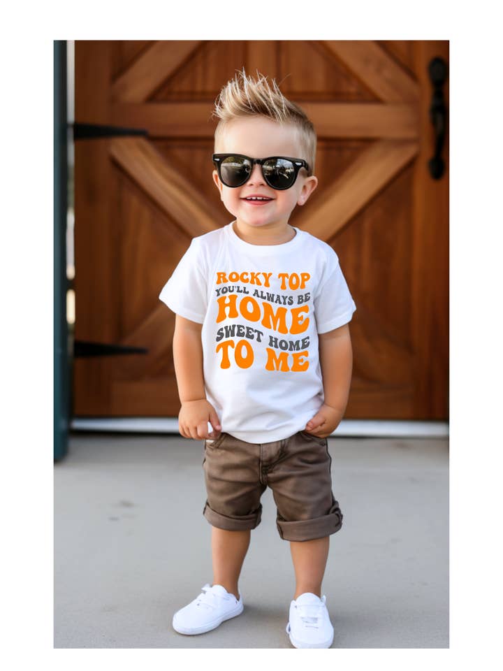 Rocky top tennessee kids shirt for wholesale by Tiny trendz teez