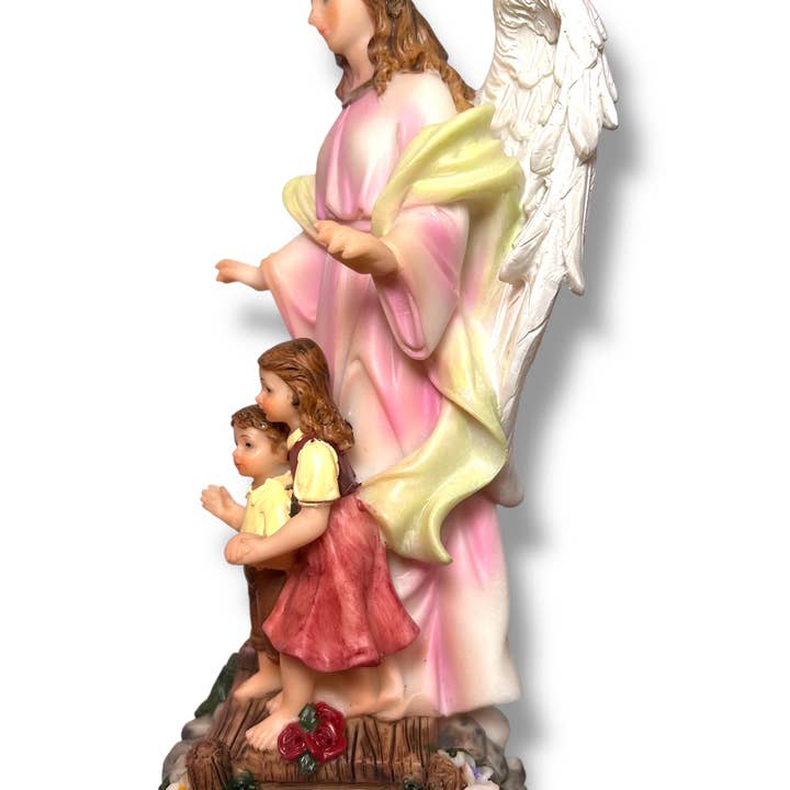 SAN JUDITAS RELIGIOUS ARTICLES - Wholesale Decorative Figurine - 8" GUARDIAN ANGEL STATUE3