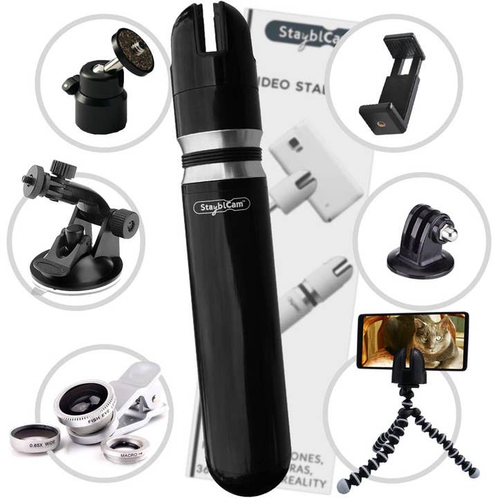 StayblCam Camera Stabilizer & Accessories Value Pack - Black for wholesale by StayblCam